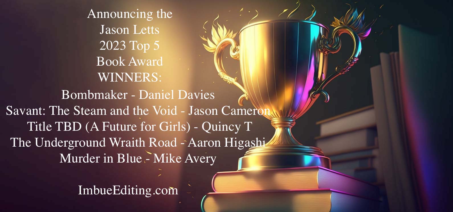 2023 Top Five Book Awards!